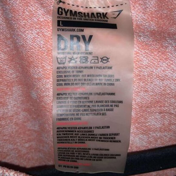 Gymshark Workout Top - Picture 3 of 3